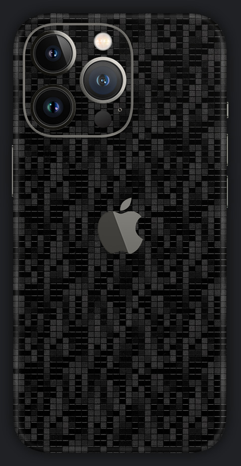 Скин черная матрица на iPhone 13 Pro
