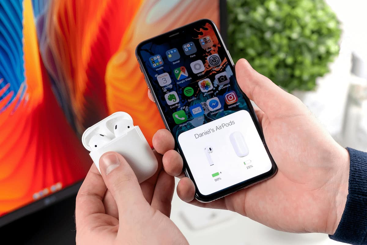 Беспроводные наушники Airpods iPhone X