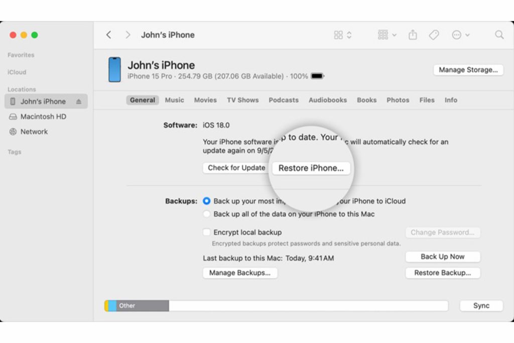 Как откатить iOS 26 на 18.5 восстановив версию iPhone