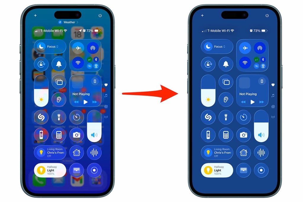 Как снизить прозрачность перед тем как откатить iOS 26 на 18.5